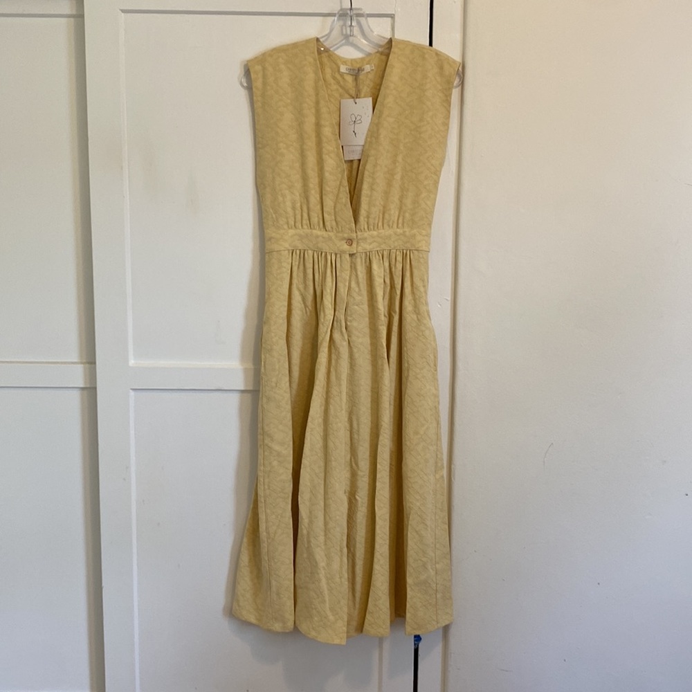 Christy Dawn Rosemary Dress in Oat Straw